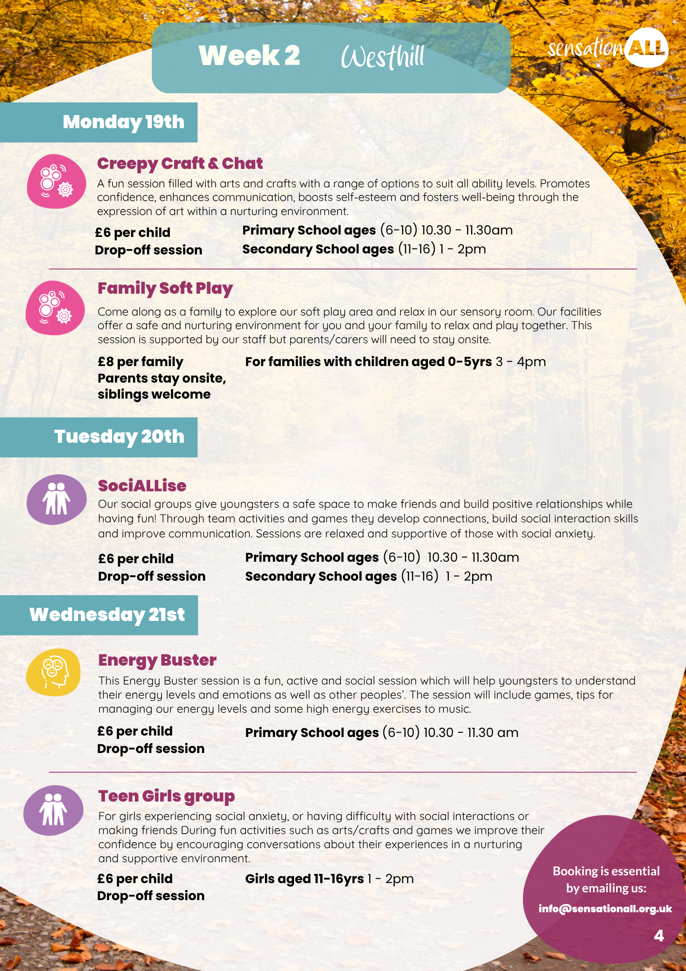 October Holidays - Week 2
