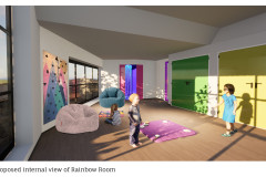 Rainbow room interior