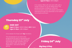 Summer Holidays 2026 - week 3 - ALC cont.