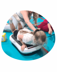 Vibration plate tummy