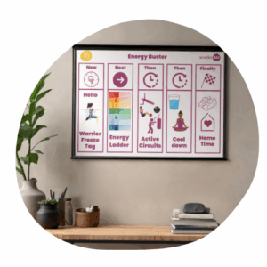 visual timetable on screen